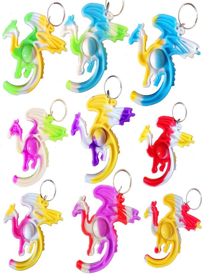 PSDFH 30 Packs Funny Summer Present Unique Mini Dragon Assorted fidgets Bubble Toys for Kids Children Classroom Students Gifts from Teacher,Birthday Party Favors - Image 1